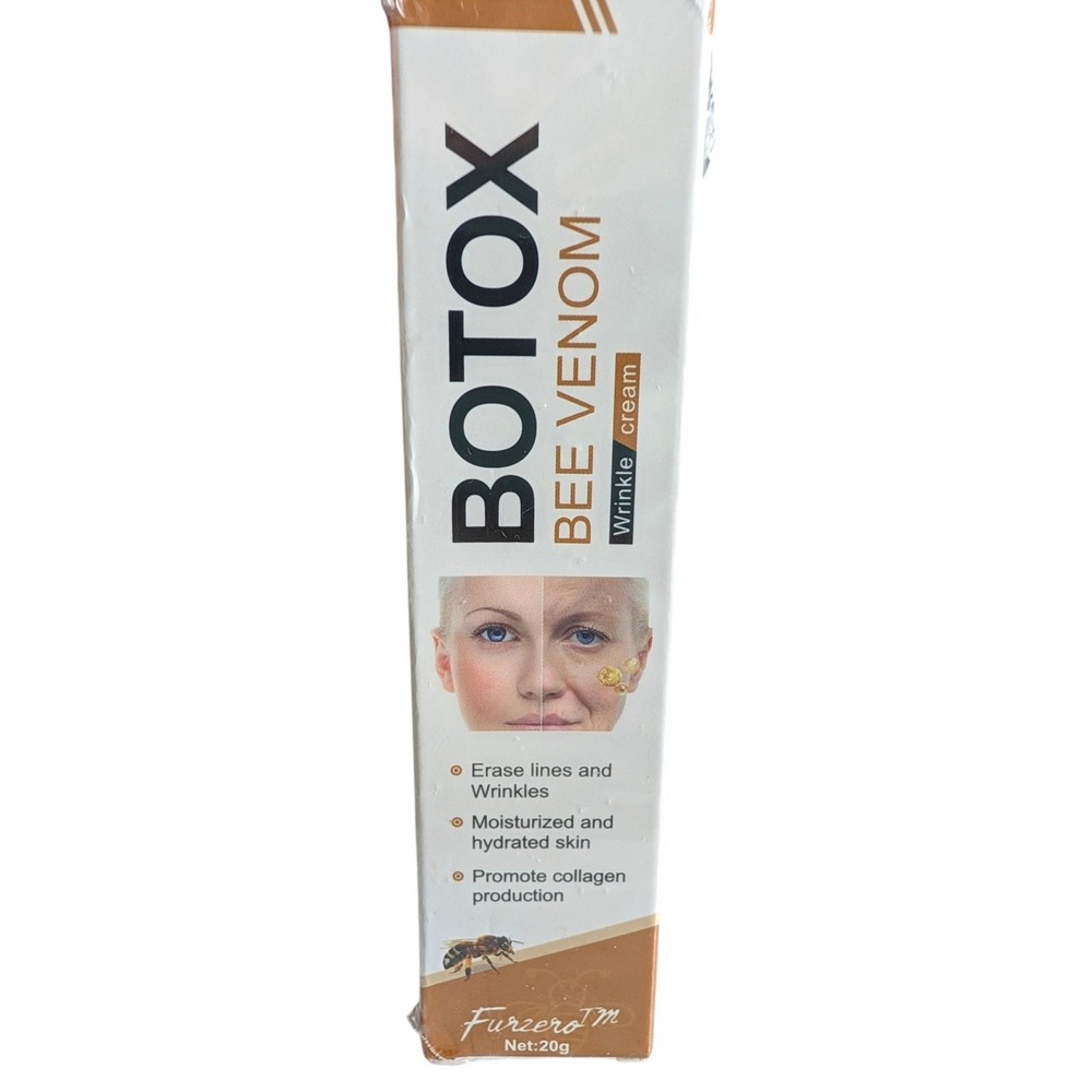 Furzero Botox Bee Venom Wrinkle Removal Cream 20g Anti-Aging Peptide Formula NIB